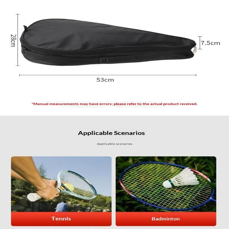 Oxford Fabric Padel Racket Shoulder Bag Dustproof Paddle Cover Fits Most Tennis Rackets Breathable Design for Summer Training