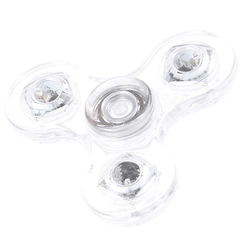 Светящиеся светодиодные спиннеры с ручным верхом, светящиеся в темноте, Edc Figet Spiner