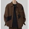 Designed Lapel Jacket Loose Autumn New Korean Fashion Casual Trendy Jacket for Men