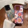 Чехол для телефона с защитой от падений и цветочным узором для Samsung S24 S23 A55 A35 Xiaomi Redmi 13C Poco C65 iPhone 15 Huawei Honor, противоударный защитный бампер