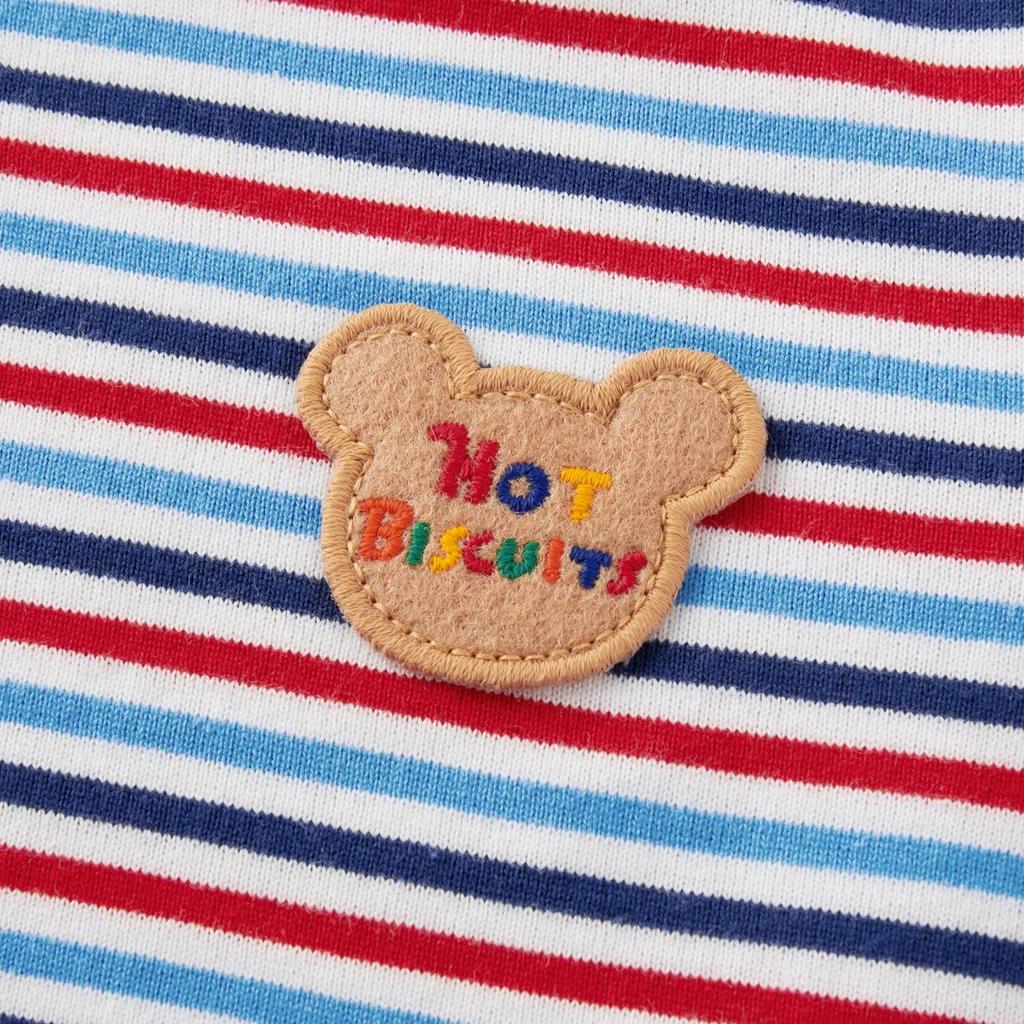 MIKI HOUSE HOT BISCUITS Short Sleeve T-Shirt, Boys and Girls, Kids' Clothing, Multicolor, 110cm, 70-5206-493