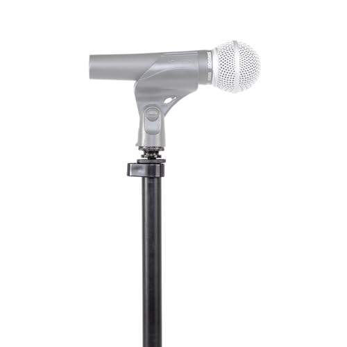 Shure by Gator SH-RBMICSTAND12 Microphone Stand, Straight Type, Vibration-Dampening 12" Round Base