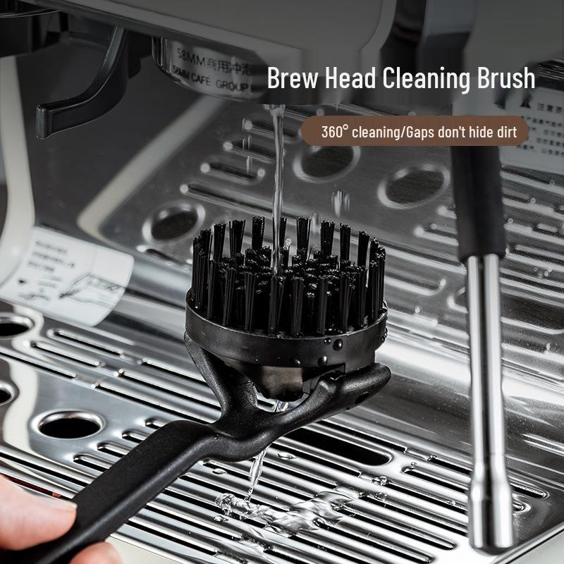 Щетка для чистки заварочной головки полуавтоматической кофемашины 51/58 мм