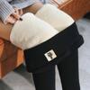 Плотные зимние леггинсы и колготки с ворсистой меховой подкладкой