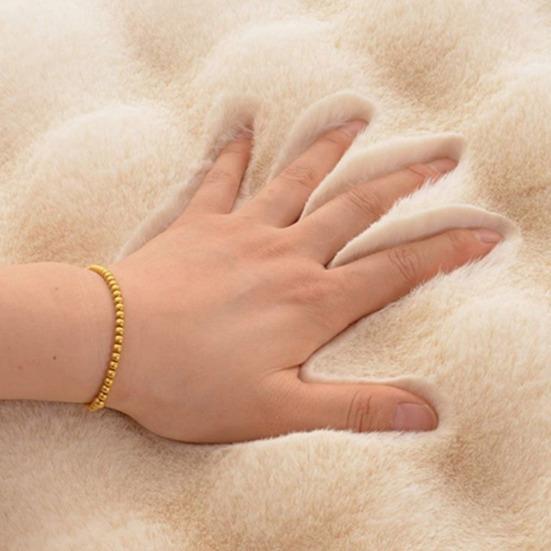 Плюшевое одеяло для питомца, толстый ортопедический коврик для собаки и кошки, водонепроницаемая подкладка, нескользящее дно, съемный моющийся чехол, защита от проливания для лежанки питомца