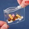 10pcs Pill Pouch Bags Zippered Pill Pouch Reusable Clear Pill Bags Self Sealing Travel Medicine Organizer Storage