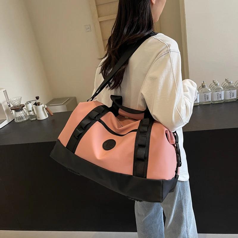 Большая вместительная дорожная сумка, сумка для хранения багажа для деловых поездок, новая модная бизнес-модель, уникальный наплечный карман