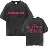 Стирка Винтажные Панк-группа Green Day Kerplunk Графические Футболки Мужские Женские Готический Рок Ретро Футболки Мужские s Оверсайз Футболки