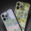 Claude Monet Impressionism Painter Luxury Soft Phone Case For iPhone 13 15 14 12 11 Pro MAX XR X SE XS 7 8 Plus Silicone Cover