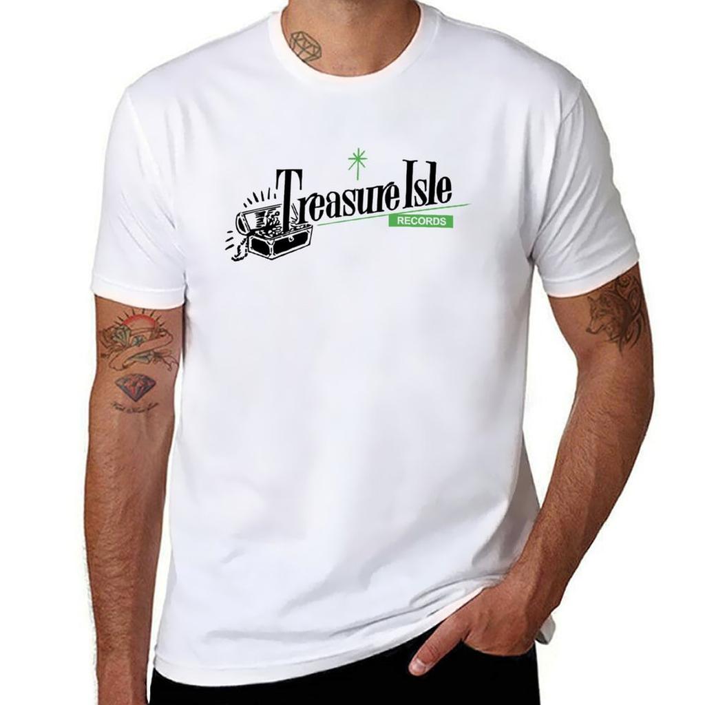 Jamaican Records TShirt Utility Work Short Sleeve Top