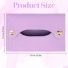Pocket Tissues Holder, Tissue Holder for Purse, Soft Tissue Box, Reble Tissues Pouch, Paper Box Bag for Face Towels, Paper Towel Pu Leather Case