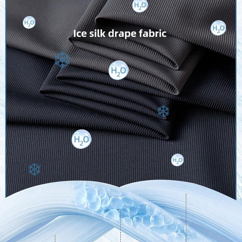 Мужские летние быстросохнущие повседневные спортивные брюки Ice Silk — легкие, тонкие и в наличии большие размеры
