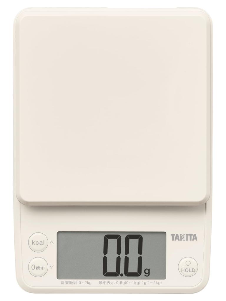 Tanita Cooking Scale Ivory Units Calorie Mode HOLD Mode Kitchen Scale Cooking Digital KJ-221 0.5g