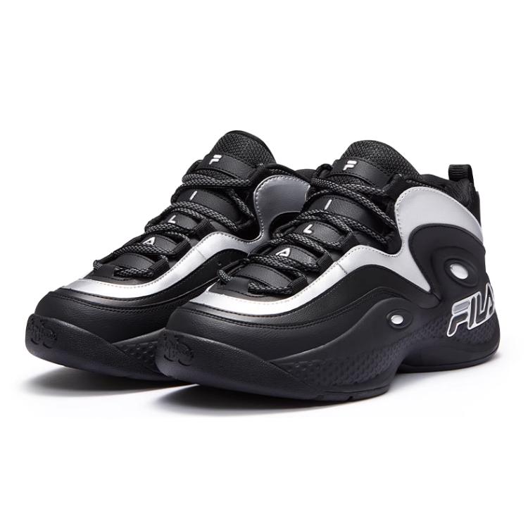 Fila Fusion GH3 1997 Ретро Баскетбольные Кроссовки Мужские Сникер Черный Серебристый T12M513225FBS