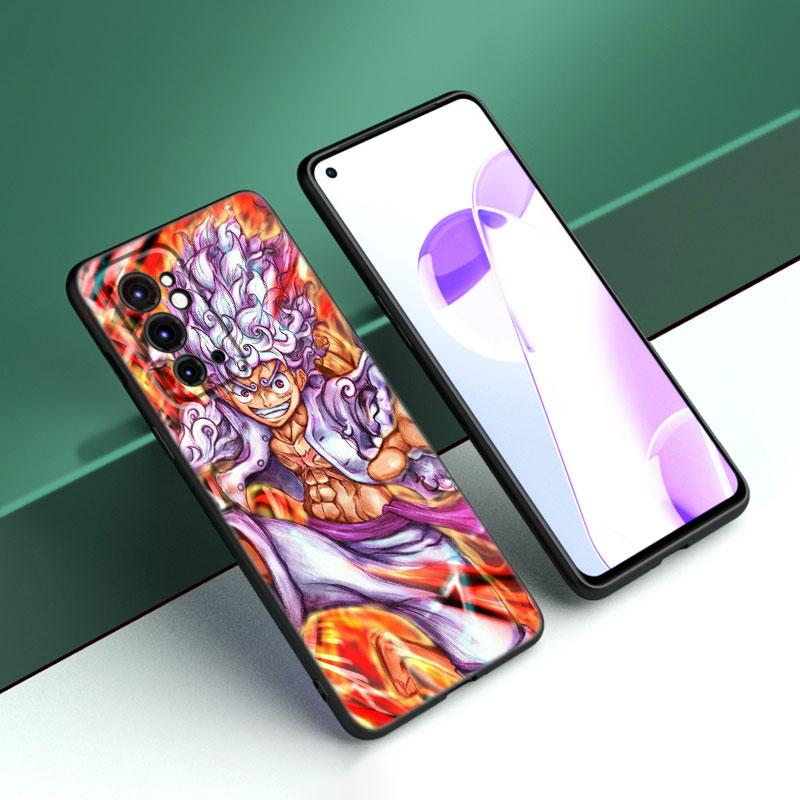 Luffy's Gear 5 Anime Black Silicone Phone Case For OnePlus 9 10 11 12 ACE 2V Pro 9RT 10T 10R Nord CE 2 3 Lite N10 N20 N30 5G