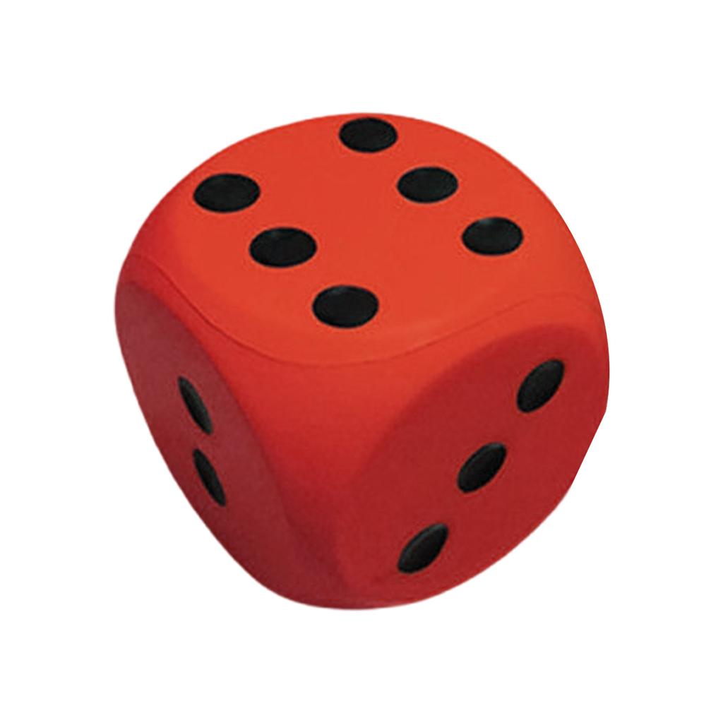 Large Foam Dices Soft Jumbo Dot Dices Learning 6 Sided 6 Inch Foam Dices Giant Dices Educational Toy for Stress Relief