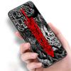 Силиконовый чехол для телефона с аниме Berserk Guts для Xiaomi Redmi Note 11 10 9 8 Pro 11T 10T 10S 9S 8T 9 9A 9C 9T, черный чехол, чехол