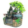 Tabletop Fountain Small Rockery Waterwheel Desktop Fish Container Indoor Fengshui Decor