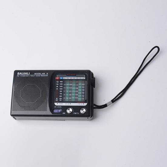 Портативное радио AM FM с полным многодиапазонным звуком HiFi с низкими искажениями и кнопкой управления с антенной Карманное радио