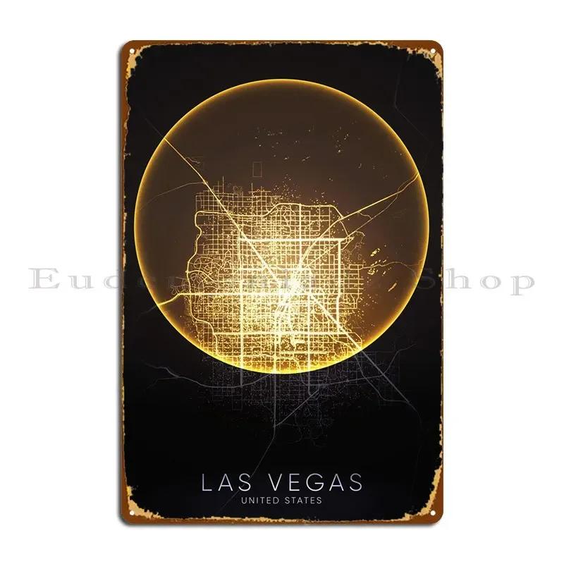 Las Vegas Nevada Metal Plaque Poster Plates Club Cave Design Wall Mural Tin Sign Poster