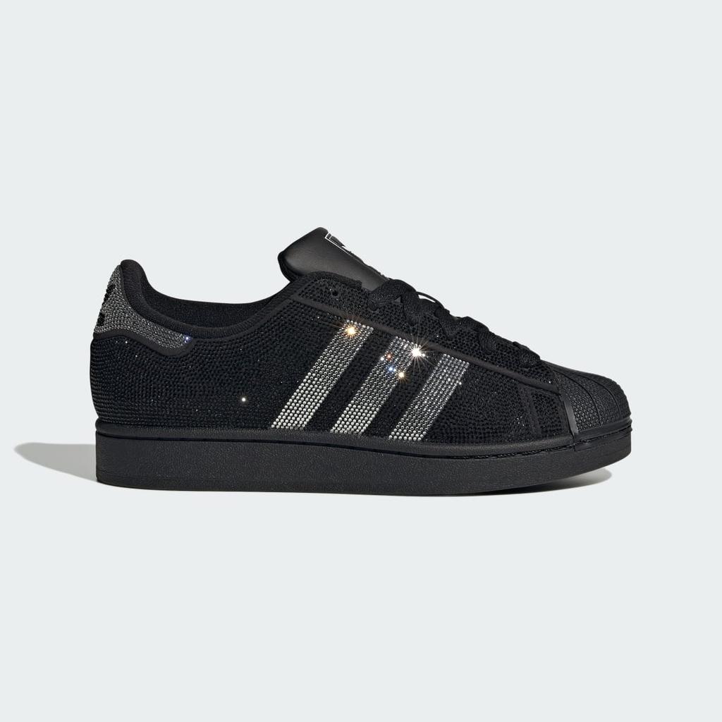 adidas SUPERSTAR II IH4200 Unisex Originals Sneakers Core Black / Silver Metallic / Off White
