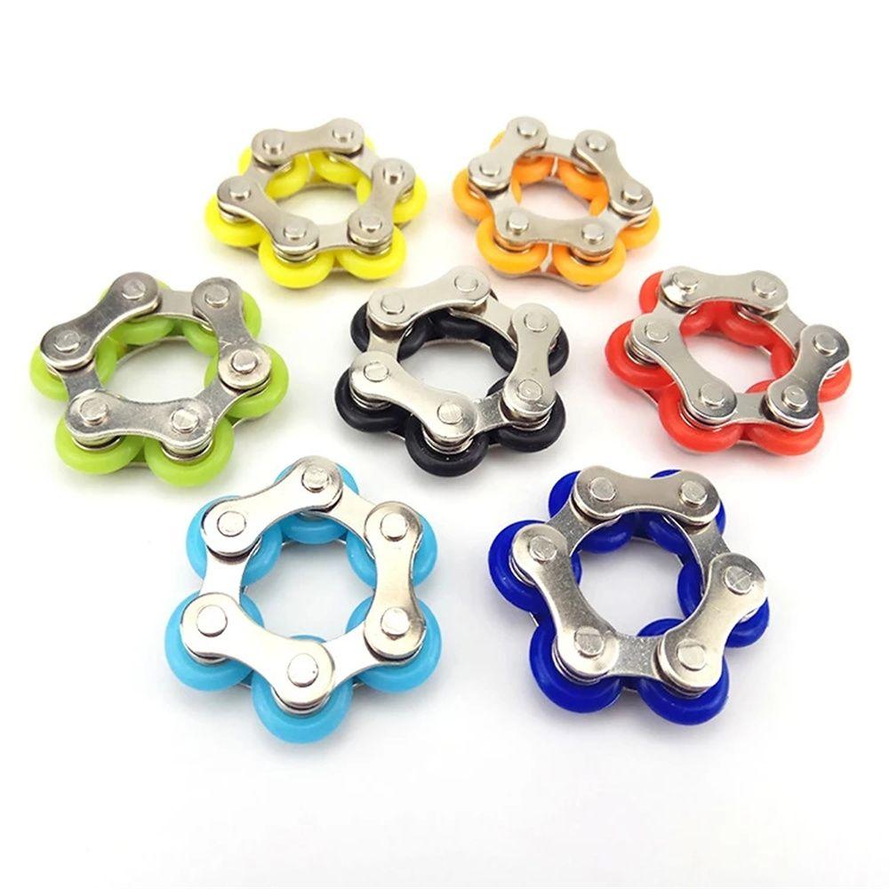 Antistress For Autism ADHD ADD Anti Stress Bike Chain Toy Hands Toys Sensory Toys Fidget Chain Toys