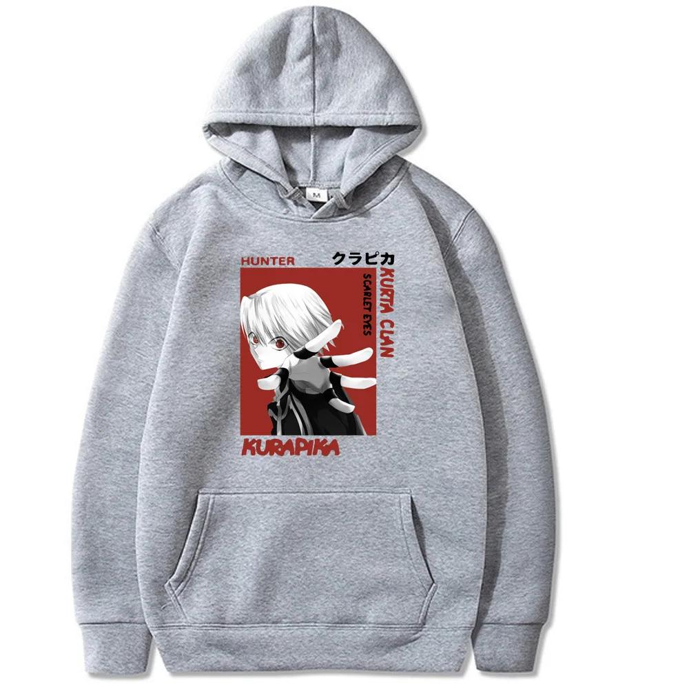 Autumn/Winter Japanese Anime HUNTER X HUNTER Hoodie Fashion Design Sportswear Fleece Oversized Casual Street Wear Warm Hoodie