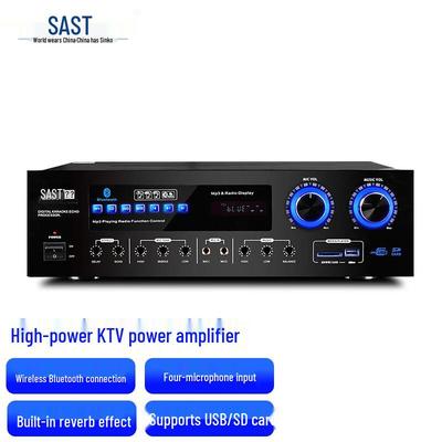 SAST D20 Домашний KTV HIFI AV Усилитель мощности CN вилка (адаптер в комплекте)
