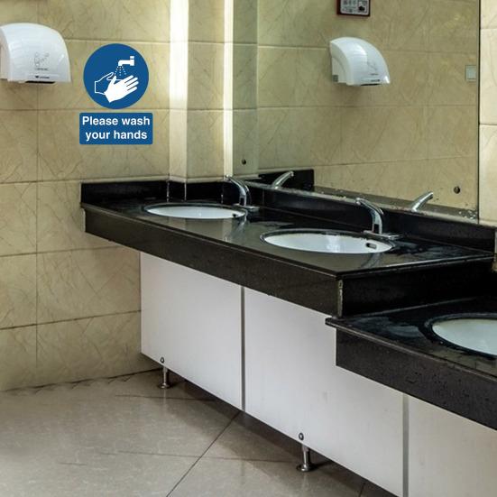 Please Switch Off Lights When Leaving Signs Restroom Essential Notice Labels Wall Reminder Stickers for Bathroom Workplace Home Kitchen Decor