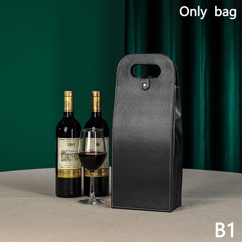 Подарочный пакет для вина, многоразовая кожаная сумка для вина, двухслойная сумка для шампанского, пива, подарочные пакеты для переноски на день рождения, девичник
