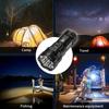 Strong Light LED Flashlight USB Rechargeable Lamp COB Lights Power Display Waterproof Torch Light Super Bright Spotlight Lightweight Flashlights