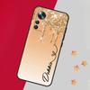 Personalised Glitter Name For POCO X5 X3 Pro M5 M5s F4 X4 F3 F5 Case For Xiaomi 13 13T Pro 12 Lite 12X 11T 12T 14 Pro