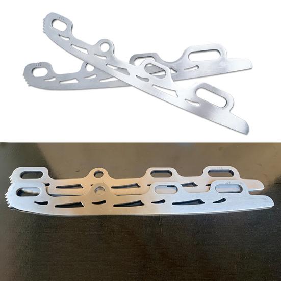 1 пара лезвий для коньков, прочные, противоскользящие, из нержавеющей стали, неломающиеся, сменные лезвия для коньков