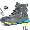 Work Boots Men Women Safety Shoes Steel Toe Sock Safety Boots Man Indestructible Shoes Anti-smash Work Shoes Sneakers Male