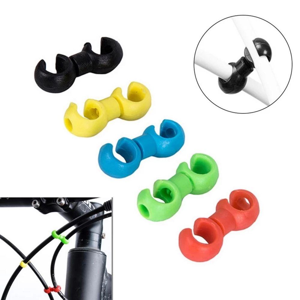 Organizer Clamp Bicycle Accessories Cable Housing Clips Wire Holder Cord Winder Brake Line Pipe
