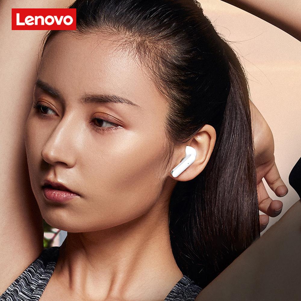 Lenovo Наушники XT90 TWS Bluetooth 5.0 True Wireless Наушники с сенсорным управлением Спортивная гарнитура с защитой от пота Наушники-вкладыши с микрофоном Зарядный чехол емкостью 300 мАч