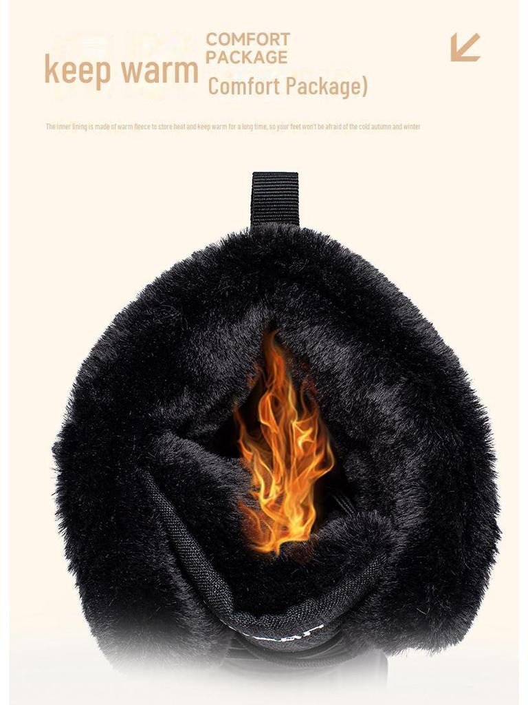 Мужские зимние ботинки Habibear для сноуборда — мягкие, теплые, с большой головой