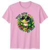 Funny Frog Wearing Shades Too Hip To Hop Pun TShirt