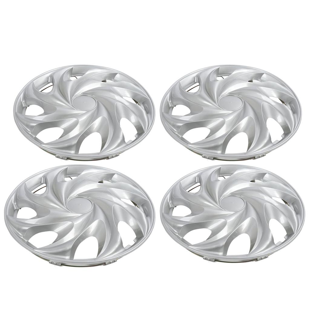 4 Pcs 13 Inch Wheel Hubcap Covers Silver Wheels Rim Cover Hub Caps for Cars Trucks Vans