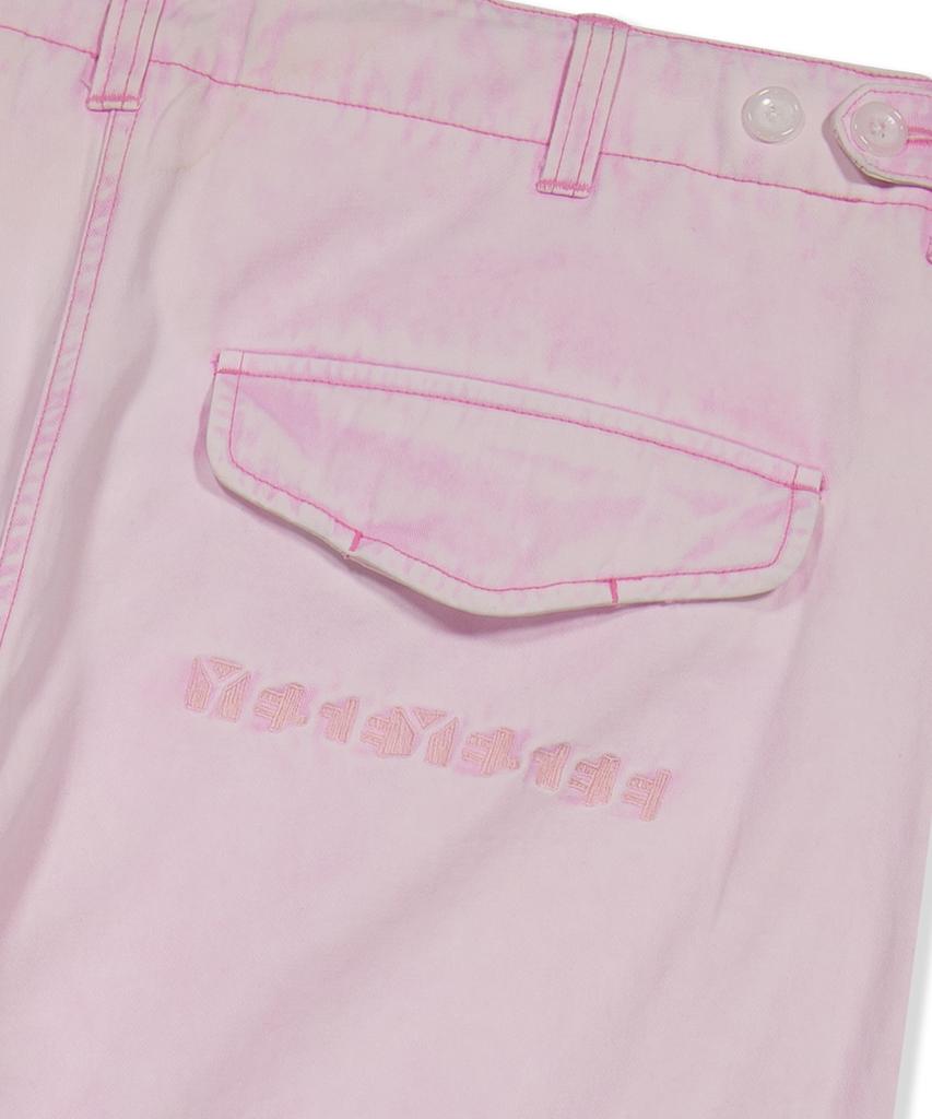 YESEYESEE Bleached Aviator Pants Baby Pink