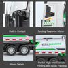 1:32 Garbage Car Sprinkler Truck Model Toy Alloy Body Sound Light Pull Back Shock Absorption Models Metal Toys Gifts for Kids