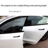 Car Window Frame Sticker for Tesla Model 3 Exterior Decoration Accessories PVC Door Handle Black Protector Trim Strips 2017-2020