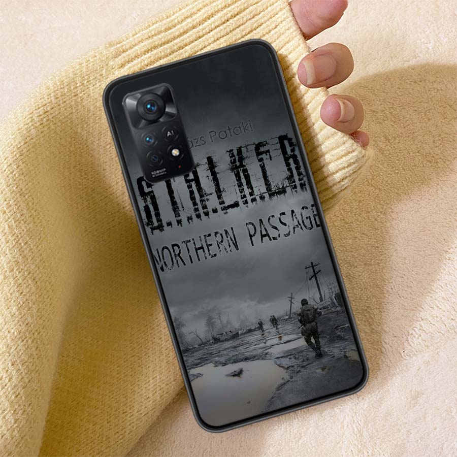 Чехол для телефона Stalker Для Redmi Note 13 14 15 Pro Plus 12 13C 12C 15C 9 10 10C 9T 9C 9A ТПУ Мягкая крышка Прозрачные чехлы для телефонов Ударопрочный