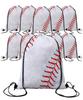 Набор бейсбольных рюкзаков на шнурке из нейлона для молодежного бейсбола [S.fields.inc] Рюкзаки, 10,