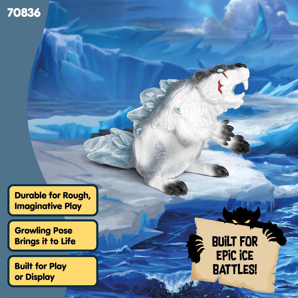 Schleich Eldorado Ice Beaver Ages Realistic Monster Toy 70836 Figure, 6+,