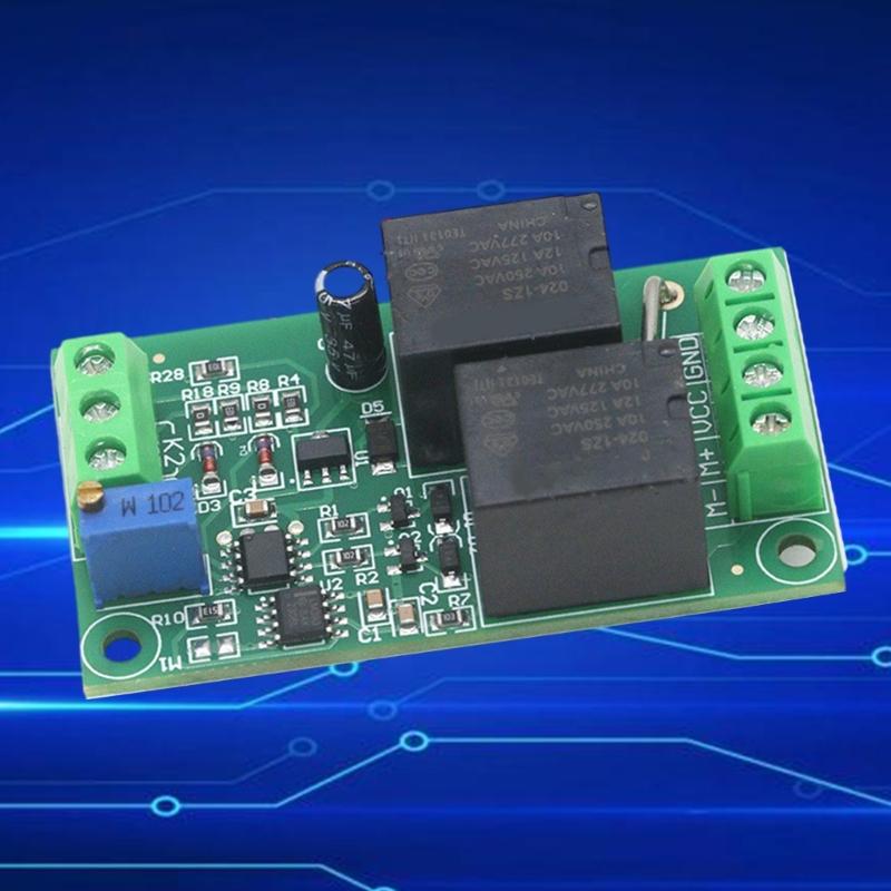 Реверсивная плата управления драйвером двигателя DC24V с регулируемой защитой от перегрузки по току 0.2A-10A для применения в двигателях