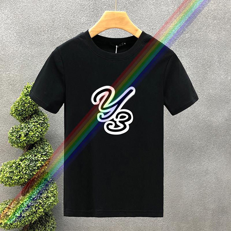 2025 New Hot Korea Style Luxury Brand Tshirt 100%Cotton Hand Letter Y3 Printed Tees Summer Harajuku Women Short Sleeve T-shirt