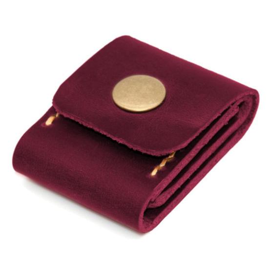 Чехол для медиатора на 3 слота, сумка-держатель медиатора, чехол из искусственной кожи для хранения медиатора с застежкой-кнопкой для любителей гитары