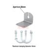 LO Fiberglass Accessory: RA Fixed Antenna Clamp for Bracket Clip