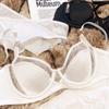 1 комплект/женский комплект нижнего белья, сексуальный кружевной бюстгальтер пуш-ап, французский тонкий бюстгальтер с тонкой чашкой, удобный летний сетчатый дышащий комплект нижнего белья без косточек